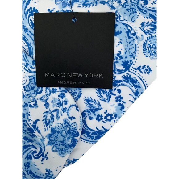 Marc New York Blue and White Patterned Jacket - Picture 14 of 15